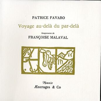 Couverture du livre « Voyage au-dela du par-dela » de Patrice Favaro aux éditions Aencrages Et Co
