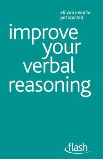 Couverture du livre « Improve Your Verbal Reasoning: Flash Ebook Epub » de Walmsley Bernice aux éditions Hodder Education Digital