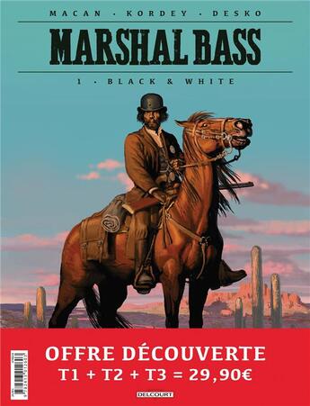 Couverture du livre « Marshal Bass ; t.1, t.2 et t.3 » de Darko Macan et Igor Kordey aux éditions Delcourt