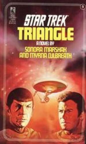 Couverture du livre « Triangle » de Sondra Marshak aux éditions Pocket Books Star Trek