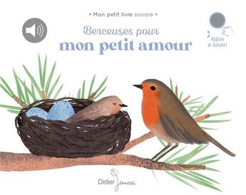 Couverture du livre « Berceuses pour mon petit amour » de Calfapietra Lucia aux éditions Didier Jeunesse