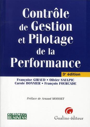 Couverture du livre « Contrôle de gestion et pilotage de la performance » de  aux éditions Gualino