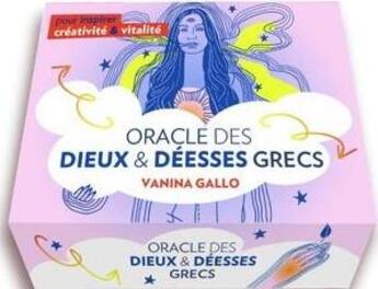 Couverture du livre « Oracle des dieux et déesses grecs » de Vanina Gallo aux éditions Hugo Document