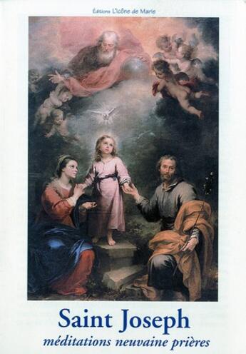 Couverture du livre « Saint joseph meditations neuvaine prieres (le. 19) » de  aux éditions Icone De Marie
