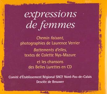 Couverture du livre « Expressions de femmes » de Colette Nys-Mazure aux éditions Desclee De Brouwer