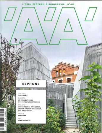 Couverture du livre « L'architecture d'aujourd'hui n 419 espagne juin 2017 » de  aux éditions Archipress