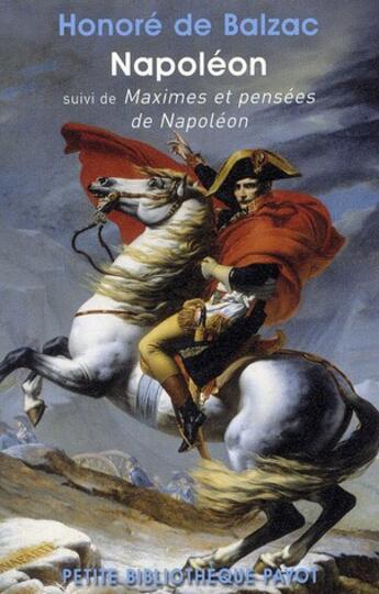 Couverture du livre « Napoléon » de Honoré De Balzac aux éditions Payot