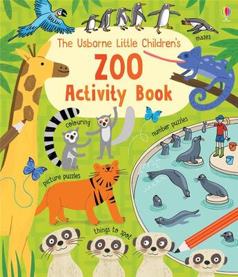 Couverture du livre « Little children's zoo activity book » de Rebecca Gilpin aux éditions Usborne
