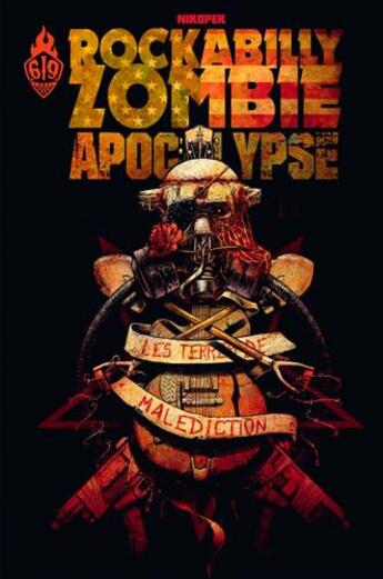 Couverture du livre « Rock a Billy zombie apocalypse t.1 ; les terres de malédiction » de Nikopek aux éditions Ankama