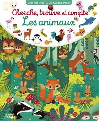 Couverture du livre « Cherche trouve compte animaux » de  aux éditions Lito
