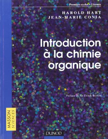 Couverture du livre « Introduction A La Chimie Organique » de Hart aux éditions Dunod