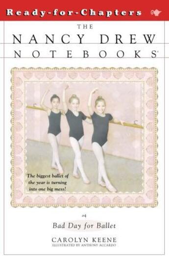 Couverture du livre « Bad Day for Ballet » de Carolyn Keene aux éditions Aladdin