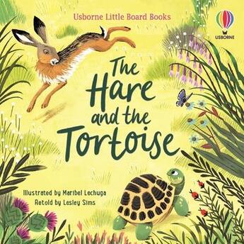 Couverture du livre « The hare and the tortoise » de Lesley Sims et Maribel Lechuga aux éditions Usborne