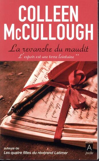 Couverture du livre « La revanche du maudit » de Colleen Mccullough aux éditions Archipoche