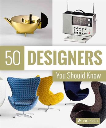 Couverture du livre « 50 designers you should know » de Hellmann Claudia aux éditions Prestel