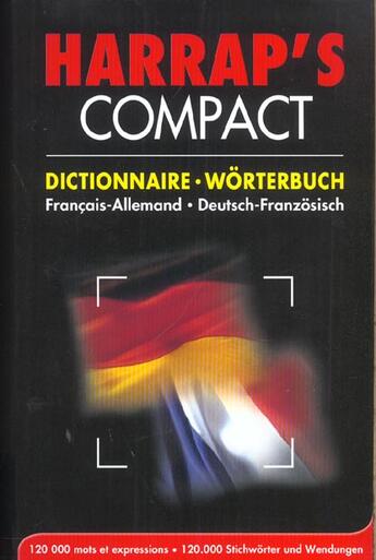 Couverture du livre « Harrap'S Compact Allemand-Francais » de  aux éditions Harrap's