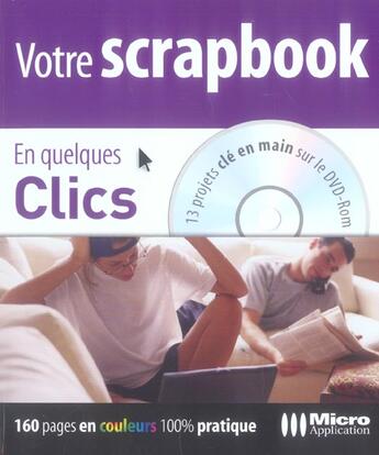 Couverture du livre « Votre Scrapbook » de Karine Warbesson aux éditions Micro Application