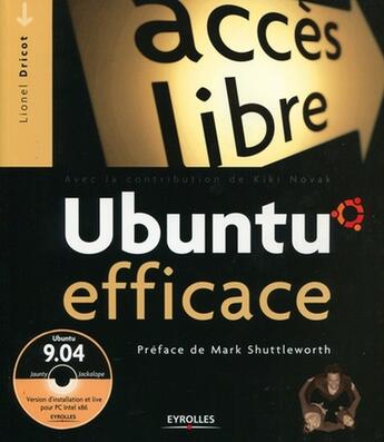 Couverture du livre « Ubuntu efficace » de Novak/Dricot aux éditions Eyrolles