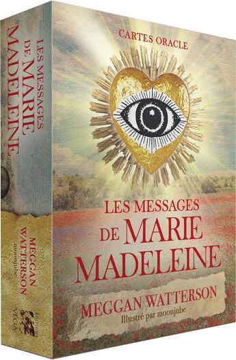 Couverture du livre « Les messages de Marie Madeleine : Cartes oracle » de Meggan Watterson et Moonjube aux éditions Vega
