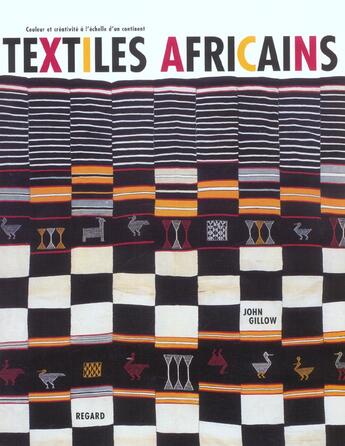 Couverture du livre « Textiles africains » de Gillow/Crevier aux éditions Le Regard