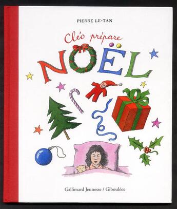 Couverture du livre « Cleo prepare noel » de Pierre Le-Tan aux éditions Gallimard-jeunesse