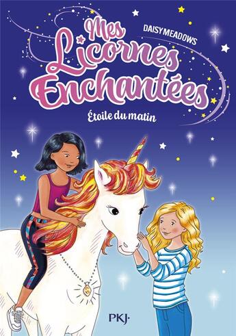Couverture du livre « Mes licornes enchantées Tome 1 : Aurore Flambloyante sauve l'été » de Daisy Meadows aux éditions Pocket Jeunesse