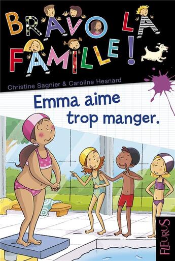 Couverture du livre « Emma aime trop manger » de  aux éditions Fleurus