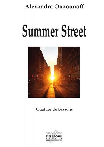 Couverture du livre « Summer street » de Ouzounoff Alexandre aux éditions Delatour