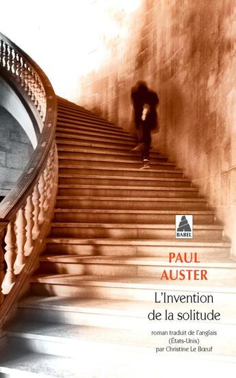 Couverture du livre « L'invention de la solitude » de Paul Auster aux éditions Actes Sud