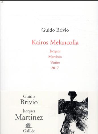 Couverture du livre « De l'ivresse et de l'oubli ; Jacques Martinez et l'ontologie de la peinture » de Guido Brivio aux éditions Galilee