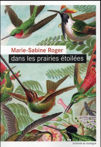 Couverture du livre « Dans les prairies étoilées » de Marie-Sabine Roger aux éditions Rouergue
