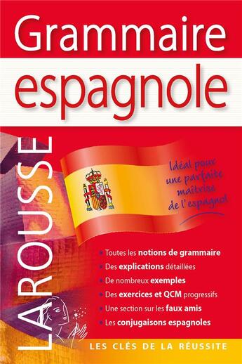 Couverture du livre « Grammaire espagnole » de  aux éditions Larousse