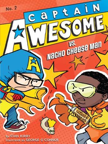Couverture du livre « Captain Awesome vs. Nacho Cheese Man » de Kirby Stan aux éditions Little Simon