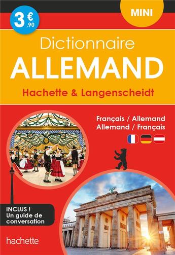 Couverture du livre « Dictionnaire Hachette & Langenscheidt mini ; français-allemand / allemand-français » de  aux éditions Hachette Education