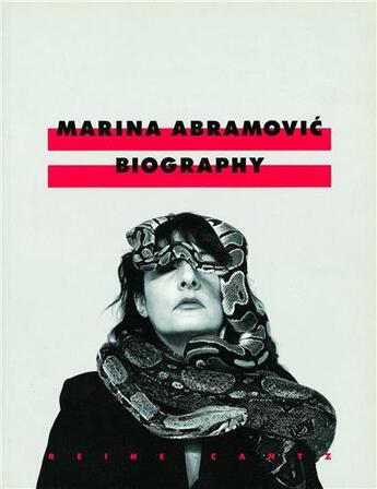 Couverture du livre « Abramovic biography » de Abramovis Marina aux éditions Hatje Cantz