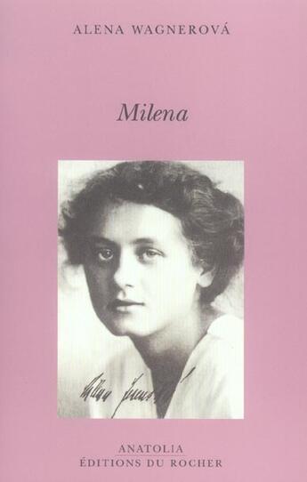 Couverture du livre « Milena » de Wagnerova A aux éditions Rocher