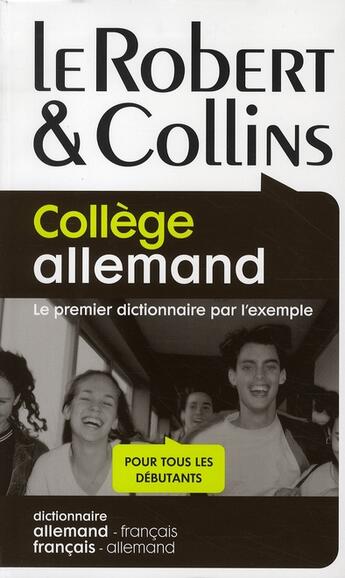 Couverture du livre « Dictionnaire Robert & Collins allemand ; allemand-français / français-allemand » de Martyn Back aux éditions Le Robert