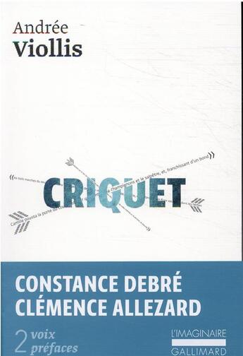 Couverture du livre « Criquet » de Andrée Viollis aux éditions Gallimard