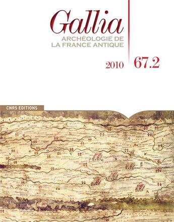 Couverture du livre « REVUE GALLIA n.67.2 » de Revue Gallia aux éditions Cnrs