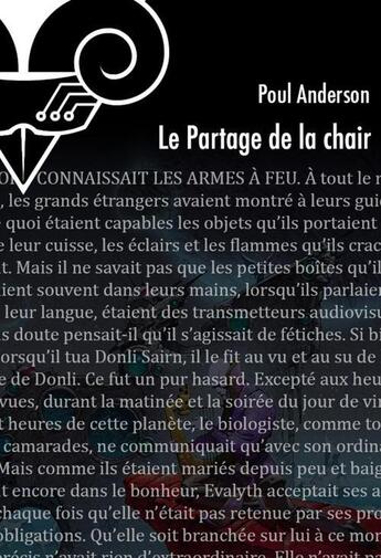 Couverture du livre « Le partage de la chair » de Poul Anderson aux éditions Le Belial