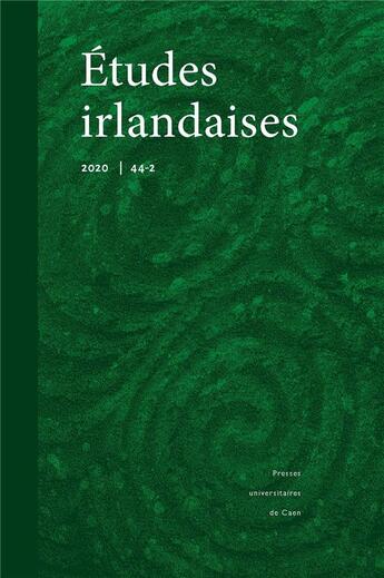 Couverture du livre « Etudes irlandaises, n 44.2. varia » de Auteurs Divers aux éditions Pu De Caen