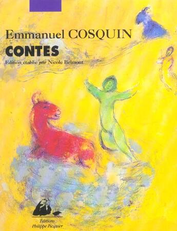Couverture du livre « Contes » de Emmanuel Cosquin aux éditions Picquier