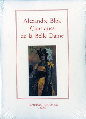 Couverture du livre « Cantiques de la Belle Dame » de Alexandre Blok aux éditions Actes Sud