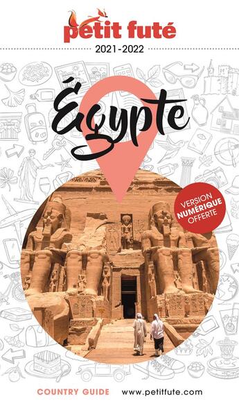 Couverture du livre « Country guide : Egypte (édition 2021/2022) » de Collectif Petit Fute aux éditions Le Petit Fute