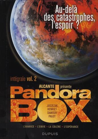 Couverture du livre « Pandora box : Intégrale vol.2 : Tomes 5 à 8 » de Damour et Didier Pagot et Erik Juszezak et Didier Alcante et Alain Henriet aux éditions Dupuis
