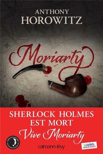 Couverture du livre « Moriarty » de Anthony Horowitz aux éditions Calmann-levy