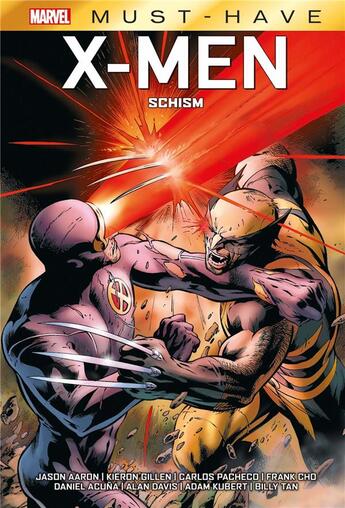 Couverture du livre « X-Men : schism » de Alan Davis et Adam Kubert et Frank Cho et Jason Aaron aux éditions Panini