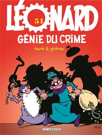 Couverture du livre « Léonard Tome 51 : génie du crime » de Zidrou et Turk aux éditions Lombard