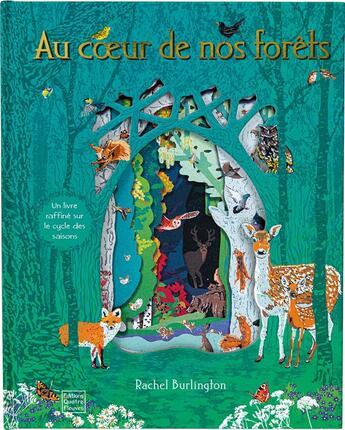 Couverture du livre « Au coeur de nos forêts » de Genevieve Herr et Rachel Burlington aux éditions Quatre Fleuves