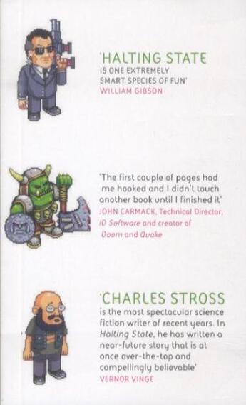 Couverture du livre « HALTING STATE » de Charles Stross aux éditions Orbit Uk